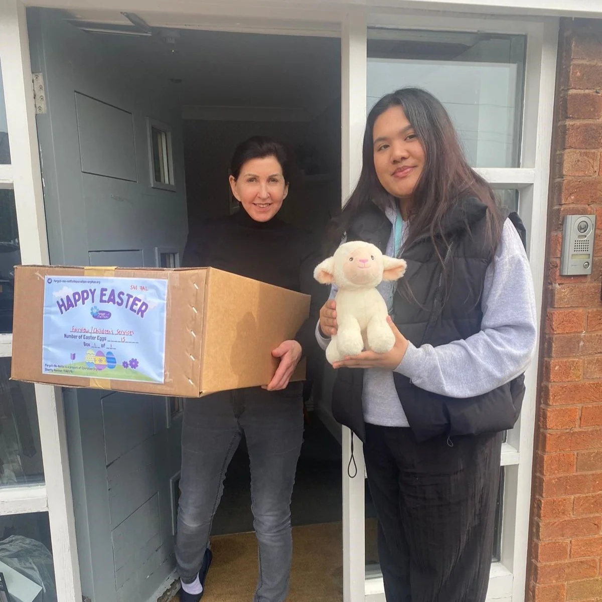 Delivering 1165 Easter eggs to support our local vulnerable children