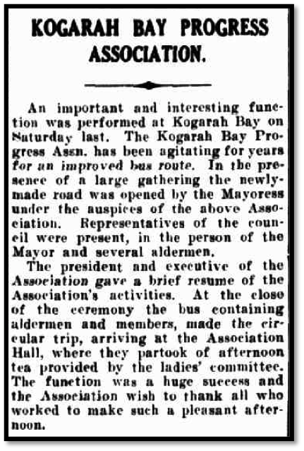 Article from the St George Call , Fri 13th Nov, 1931