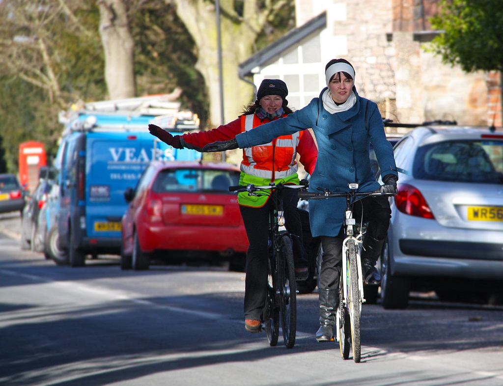 Polly and woman signalling.jpg