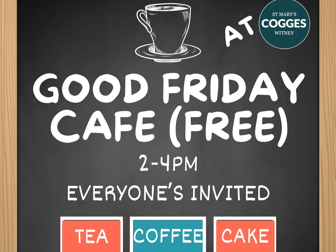 Good Friday Cafe 2024
