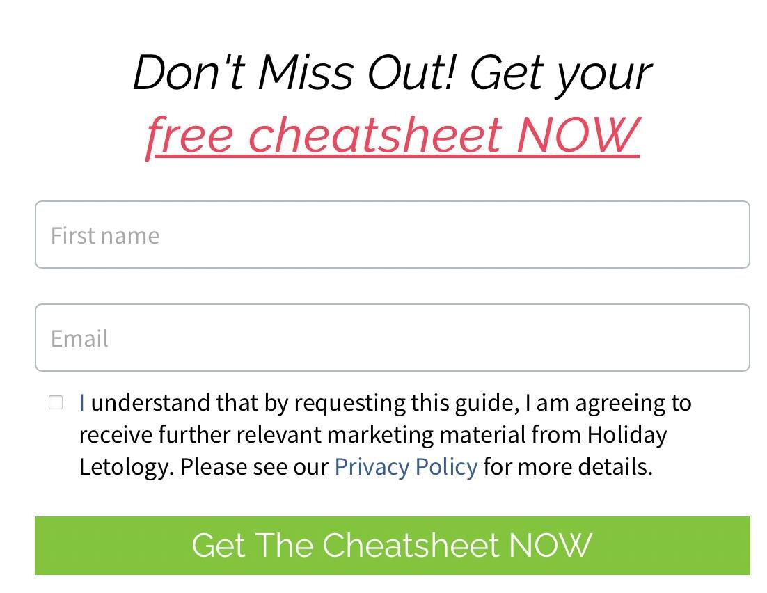 STUCK NOT MAKING ENOUGH FROM YOUR HOLIDAY RENTAL?  Are you losing out by paying out huge commissions to a booking agent?  Get my free guide with 10 proven steps to increasing your income from your holiday rental. 

Click here Link in Bio and double t