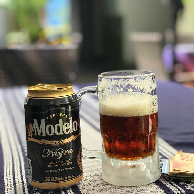 An ice cold Modelo Negro to celebrate Mexican Independence Day. 
#vivamexico #mezcalculture #mezcal #luxurylifestyle #lux