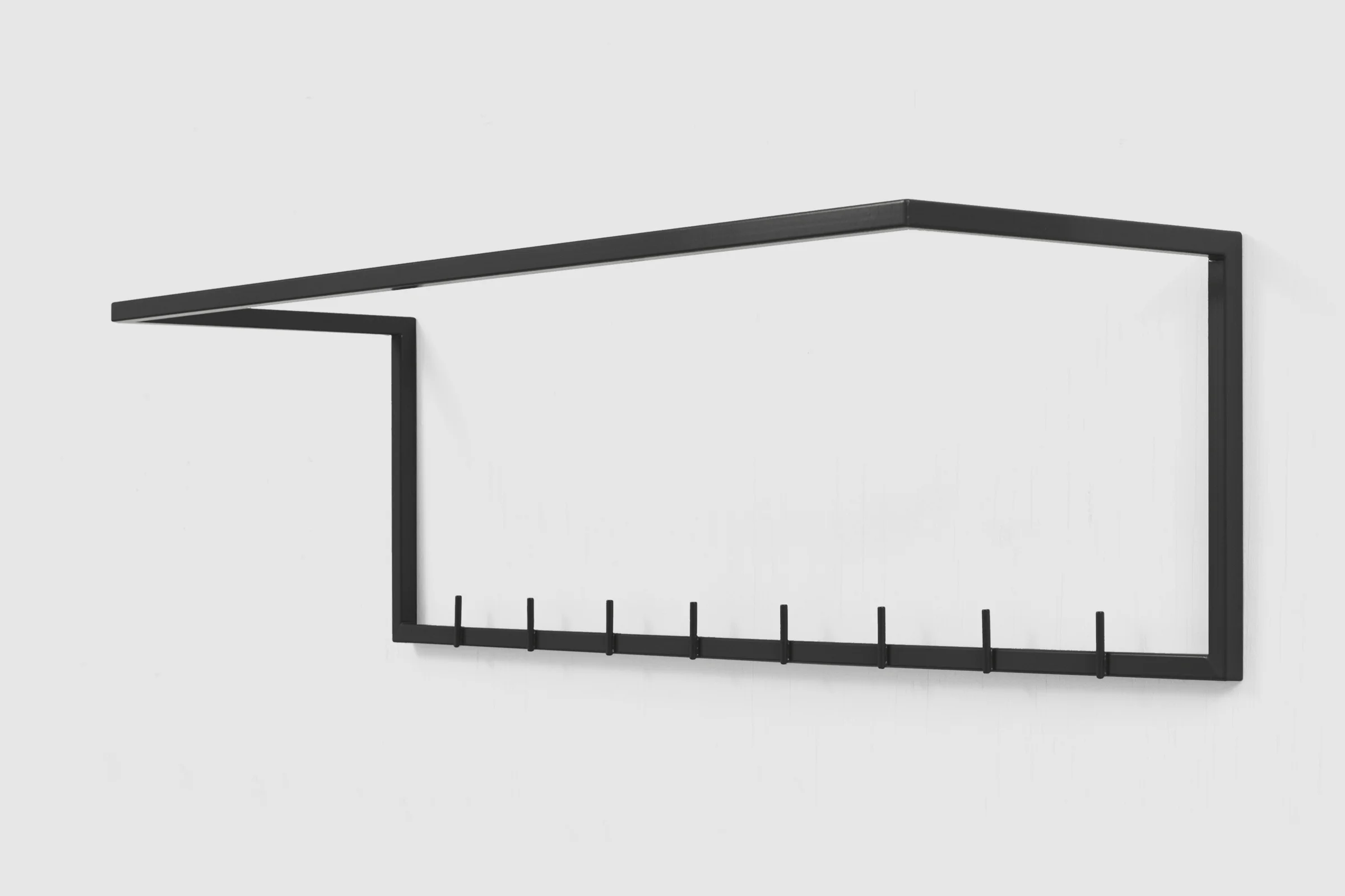 mllmtr_shop image 01_L1-900 BLACK_wall mounted clothes rack_right side_GREY BACKGROUND.jpg