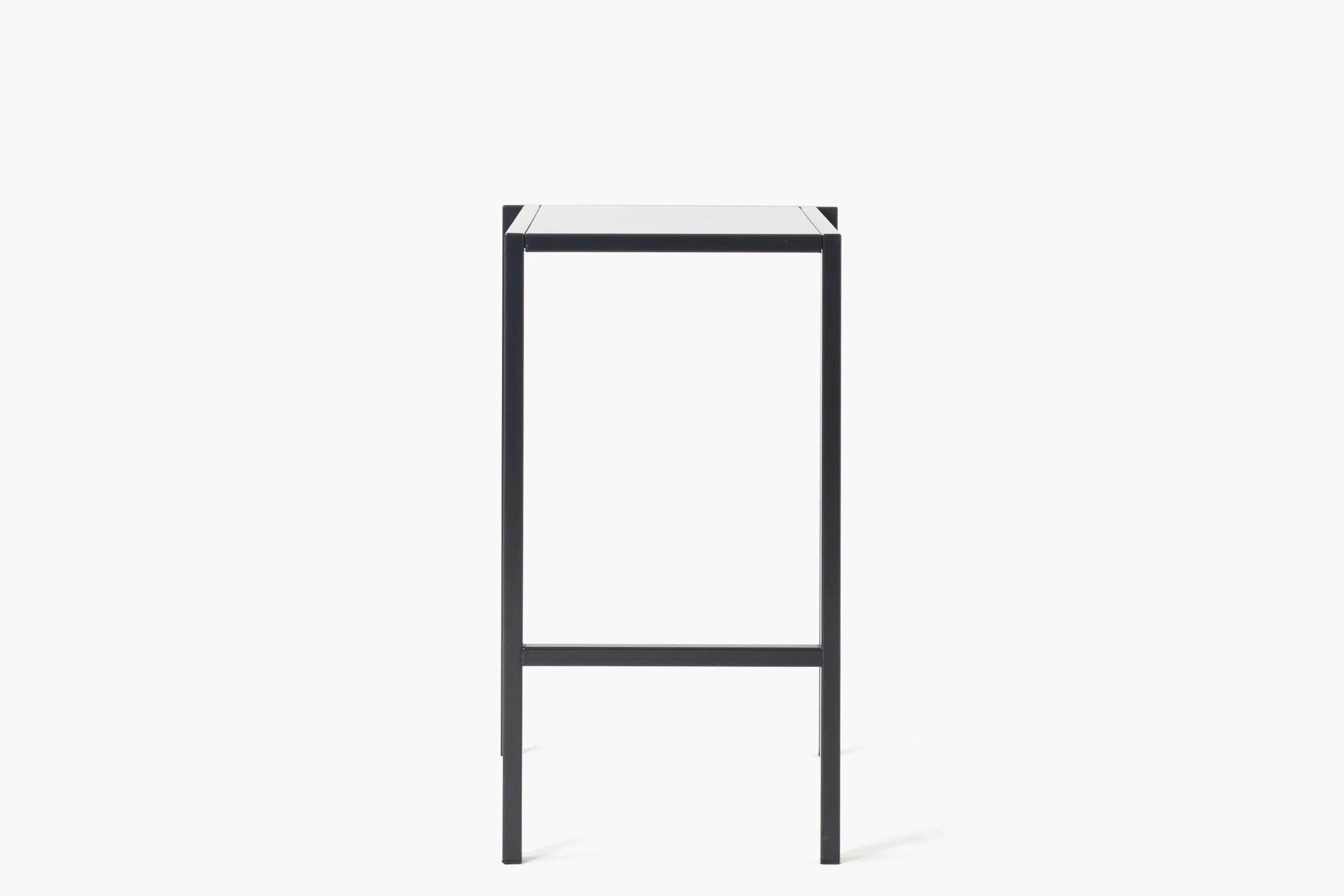 mllmtr_shop image 04_Bebe TS BLACK_stackable terrace steel side table_front view _OFF WHITE BACKGROUND.jpg