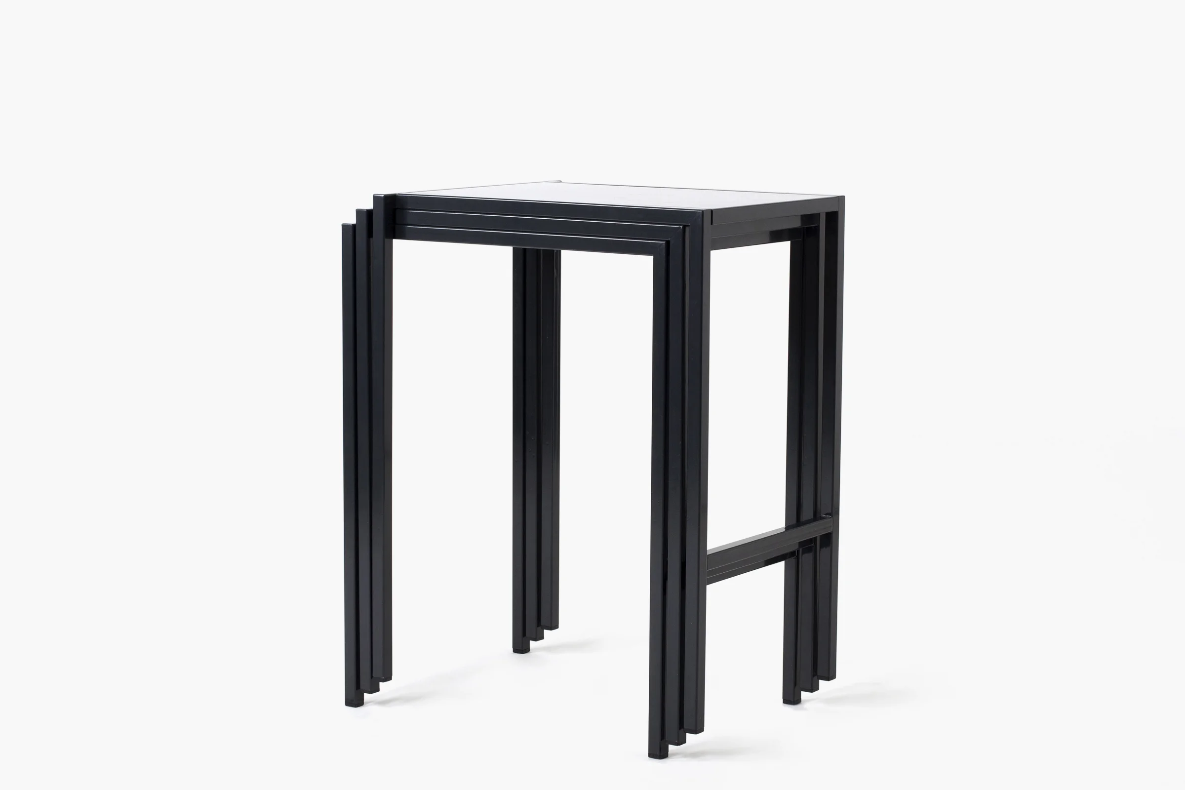 mllmtr_shop image 05_Bebe TS BLACK_stackable terrace steel side table_stacked_front left view _OFF WHITE BACKGROUND.jpg