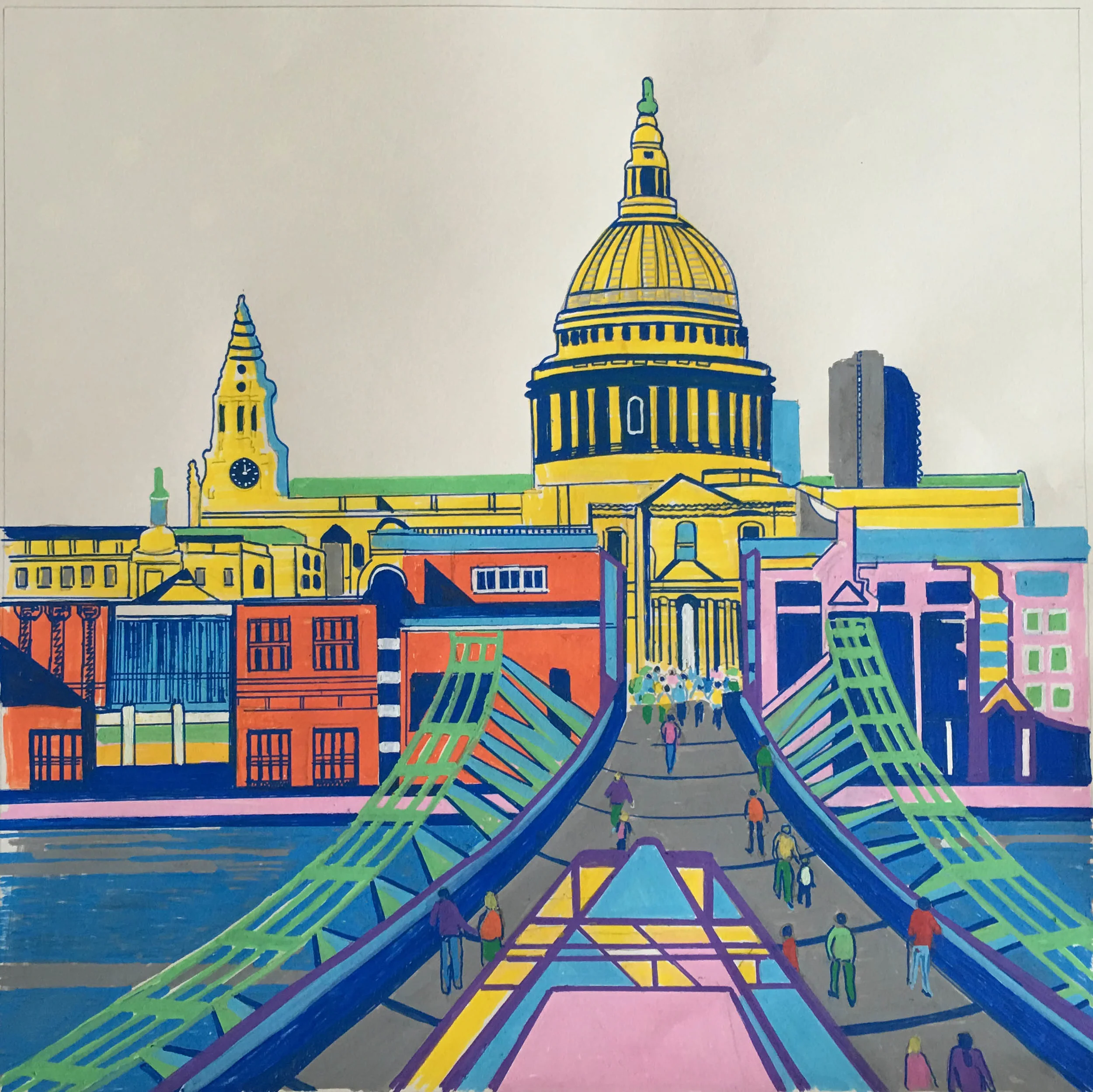St Paul’s Cathedral from Tate Modern