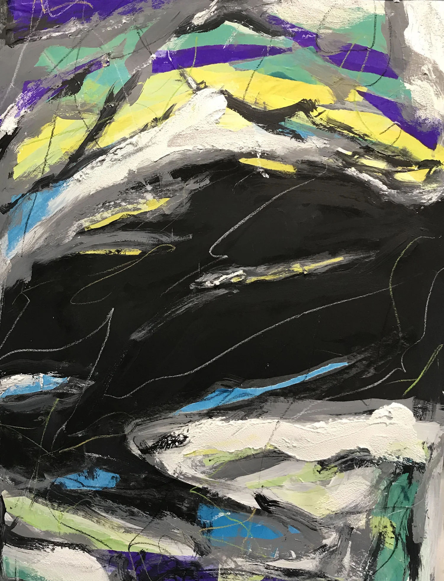 Lagoa , Acrylic, 50 x 70 cm