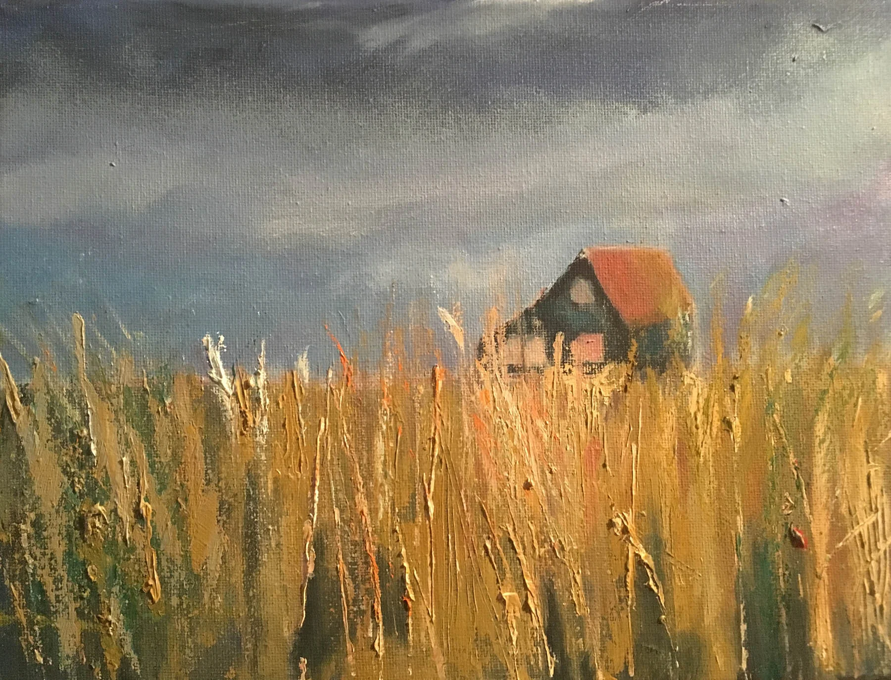 The Savoy, Walberswick , Oil on canvas, 35 x 31 cm