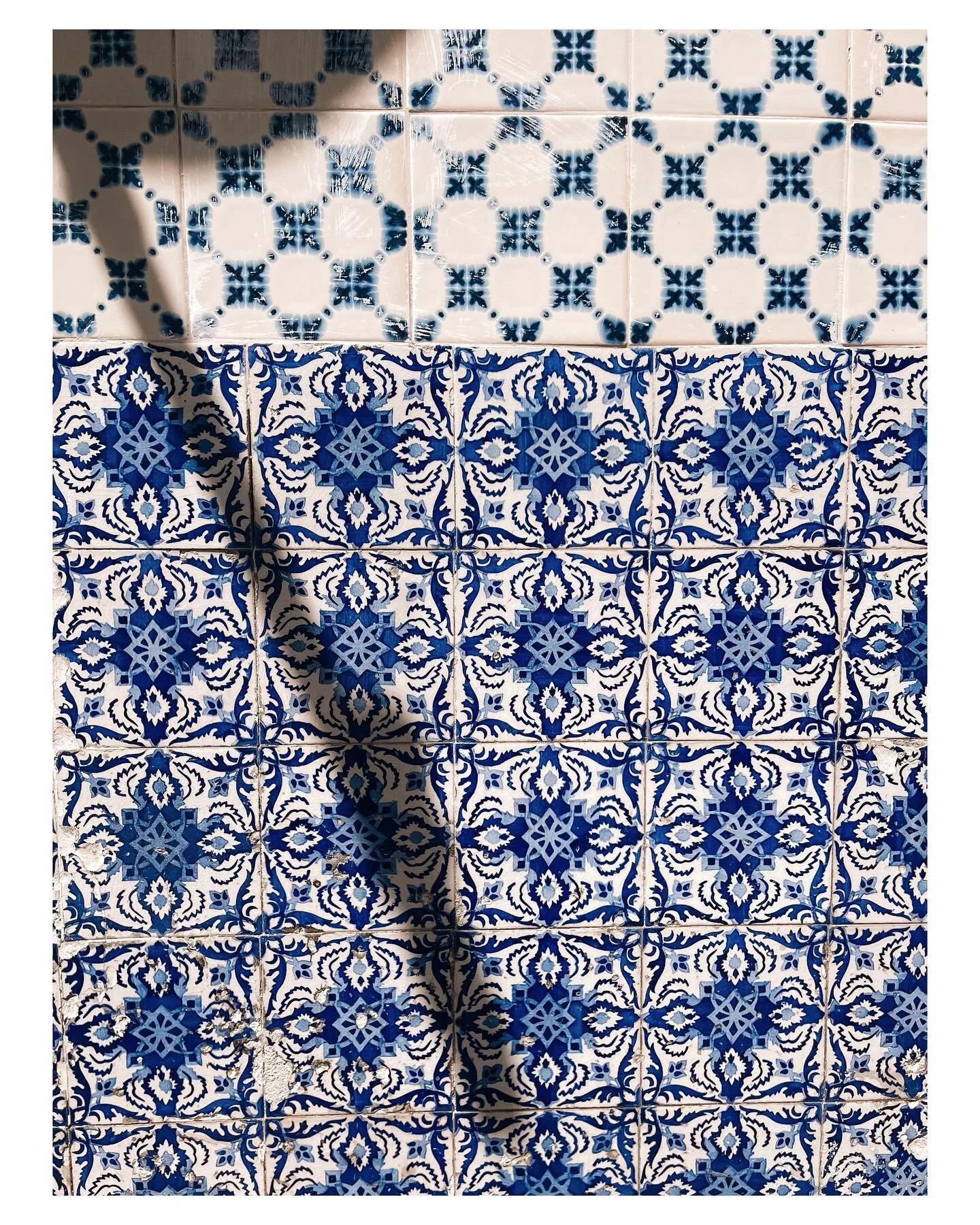 These tiles, found all found all over Porto (and Portugal more generally), are called &ldquo;azulejo&rdquo; (from the Arabic al-zillīj, الزليج, meaning &ldquo;small polished stone&rdquo;). They&rsquo;re a form of painted tin-glazed ceramic tilework. 