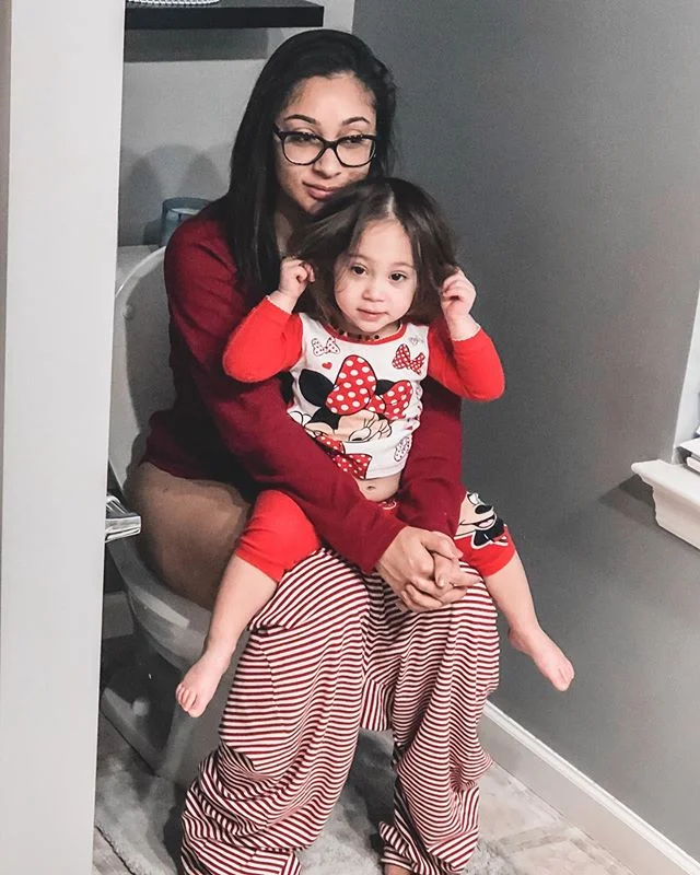 This photo was taken months ago but never posted. A real, raw moment in motherhood where privacy is nonexistent and alone time is a thing of the past. ⠀
⠀
So why didn&rsquo;t I post it? ⠀
⠀
I was fearful. I was scared to show just how real this is. I