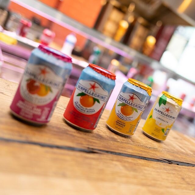 Enjoy a chilled can of #sanpellegrino with your munch! We have a great selection of flavours 😉