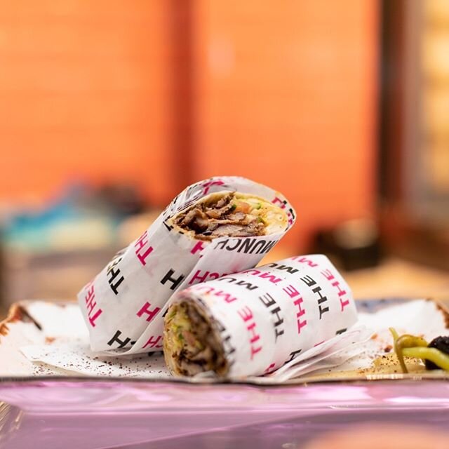 The ultimate kebab in a wrap can be found @themunchlondon