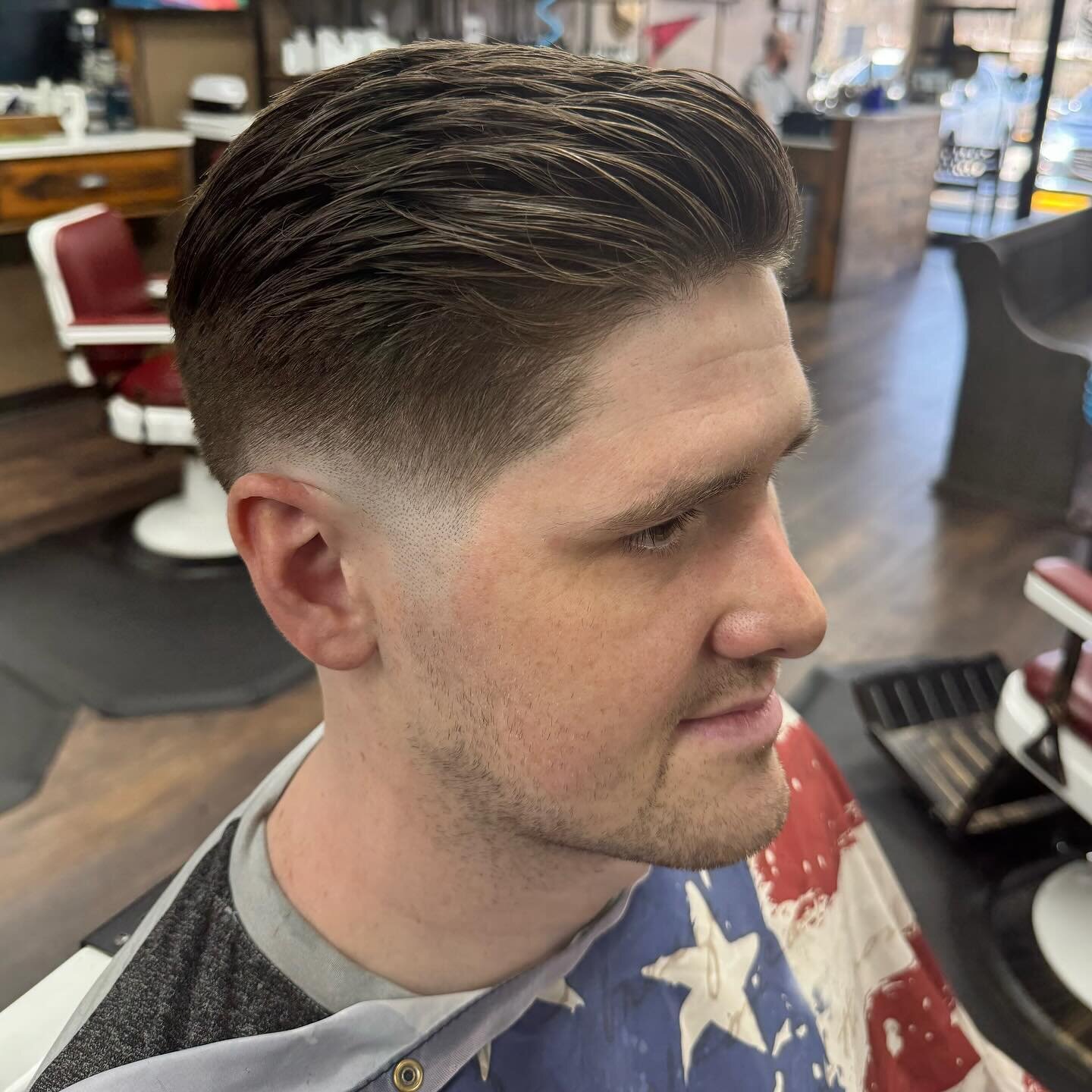 Nothing like a fresh fade!  Michel Nemets got faded by The Slayer (Javier) at our Ansley shop.  Styled with @oilcangrooming Crafting Clay. 
.
#atlantabarber #menshair #menshaircut #barbershop #atlanta #haircut #barber #americanhaircuts  #americanbarb