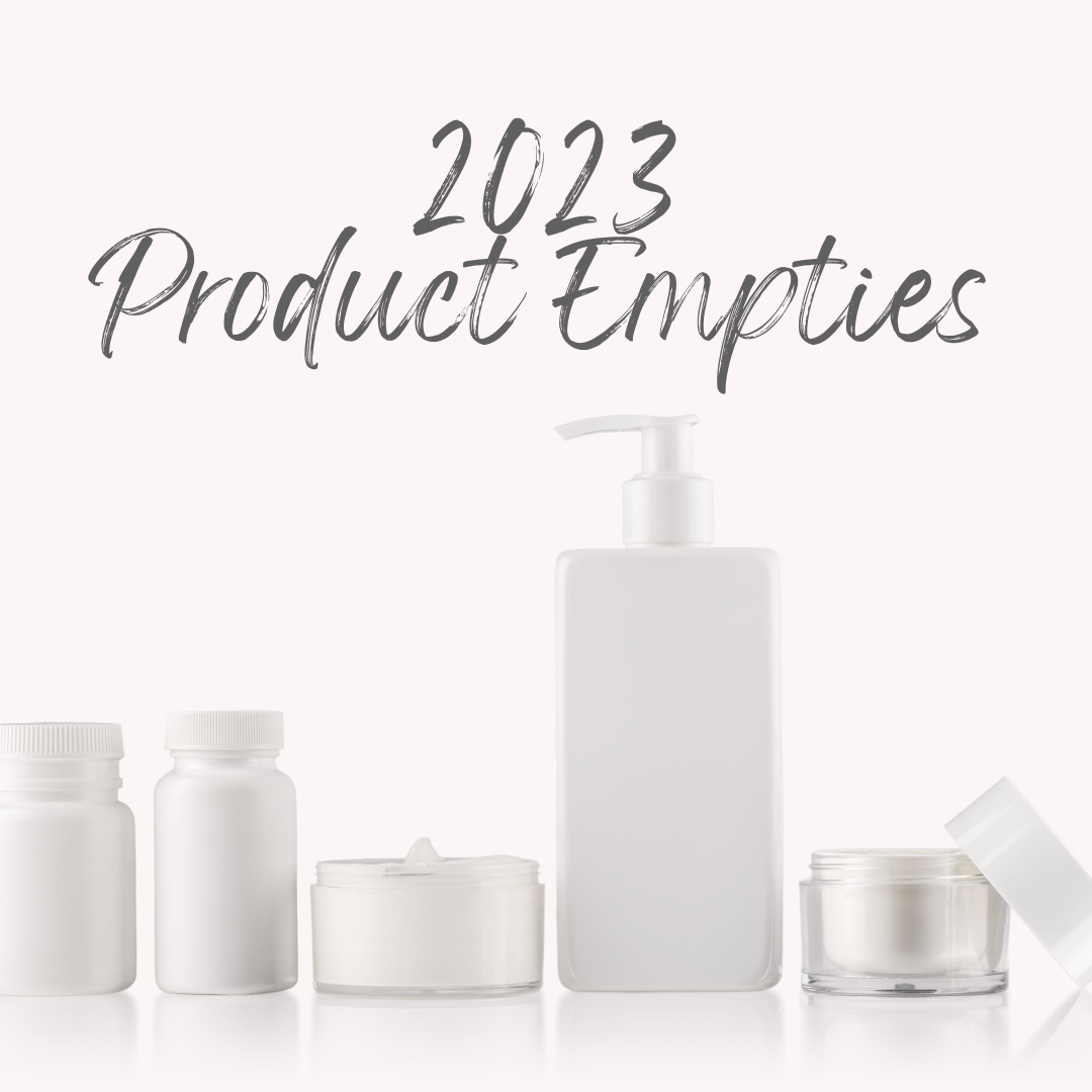 My January Beauty Product "Empties".