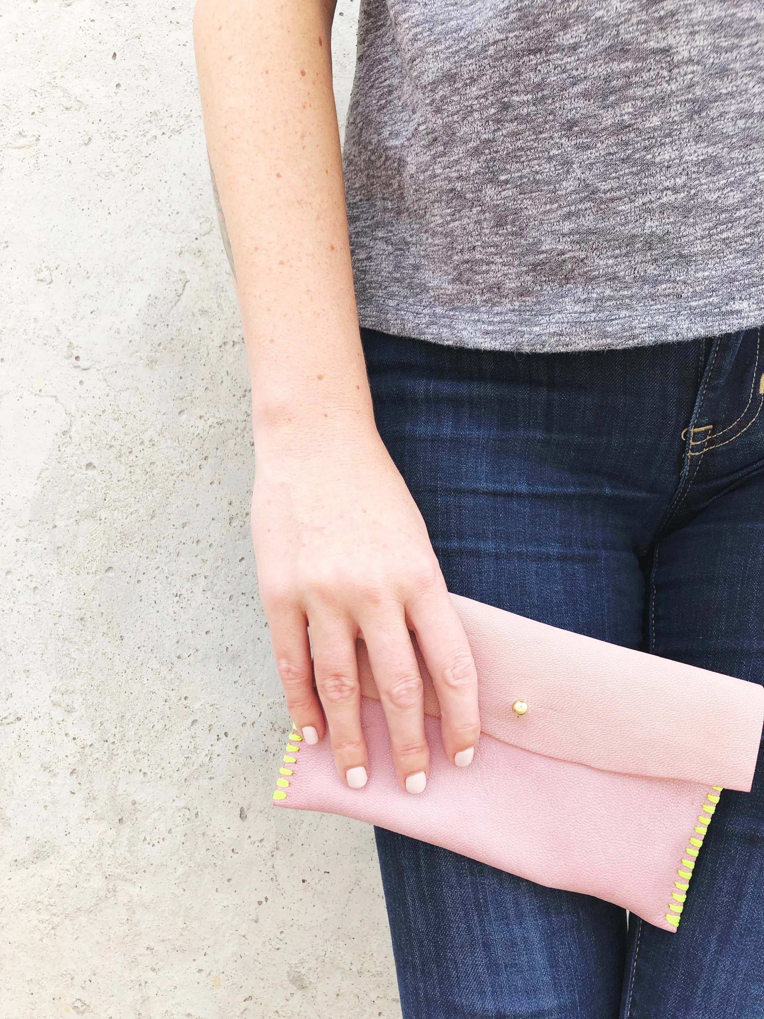 twinning bird + beau clutch and essie polish