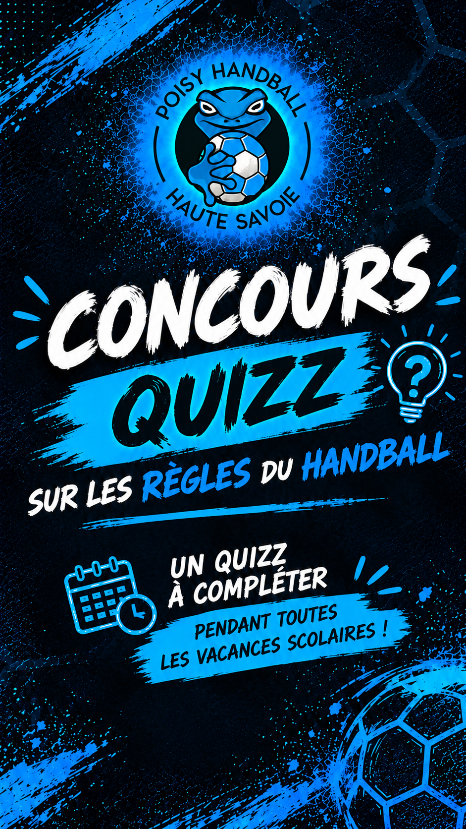 QUIZZ - REGLES DU HANDBALL
