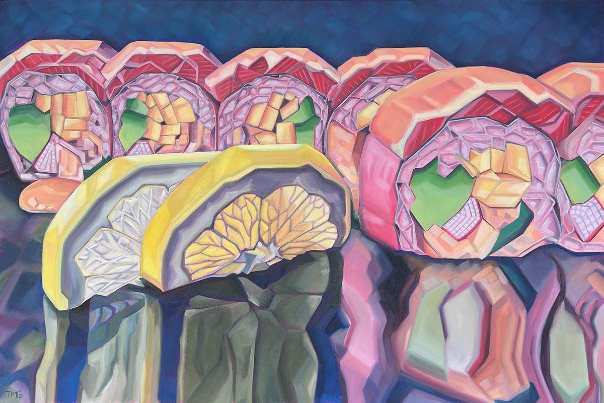 Rock N' Roll, 24” x 36”, Oil on Canvas, ©2023 : SOLD