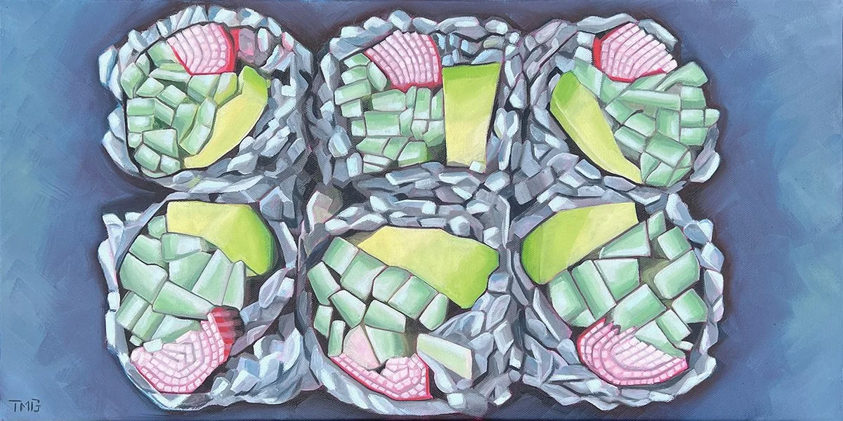 California Dreaming, 12” x 24”, Oil on Canvas, ©2023 : SOLD