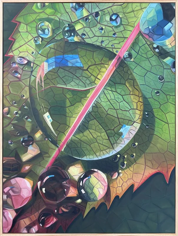 Caught In The Rain, 30” x 40”, Oil on Canvas, ©2024