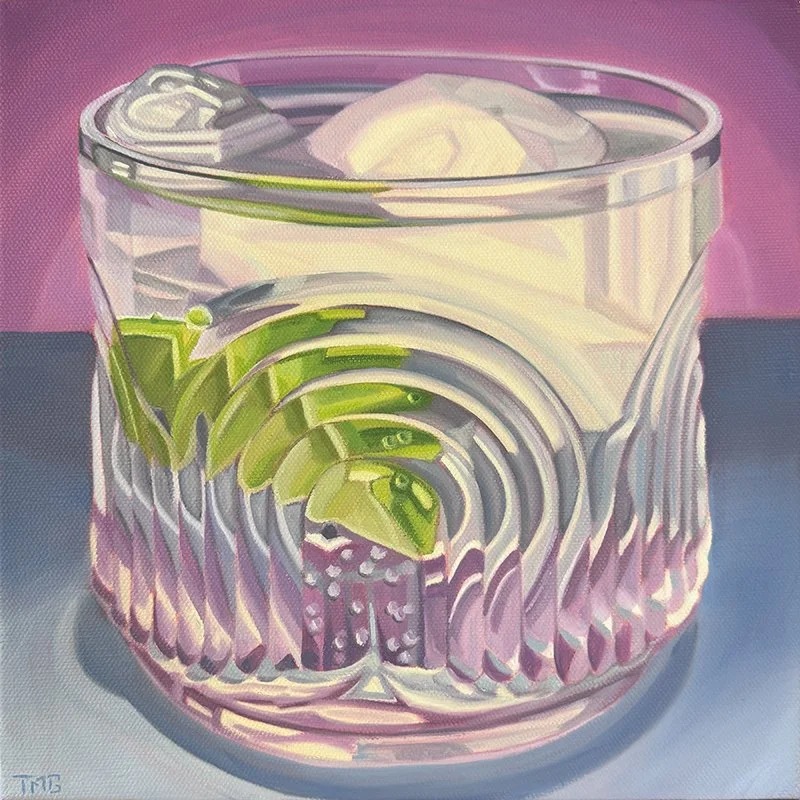 Let The Fun BeGIN!, 10” x 10”, Oil on Canvas, ©2025