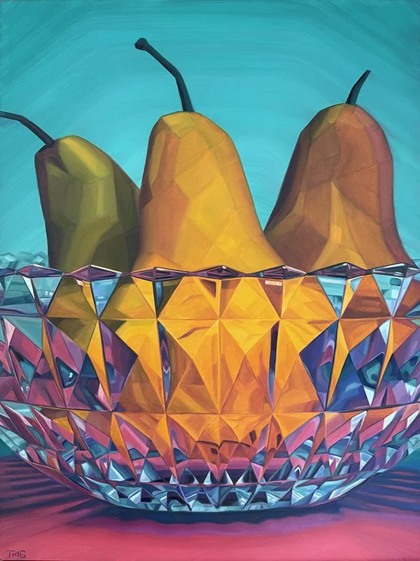 Move Over! You're Hogging All The Good Light, 18” x 24”, Oil on Cradled Gessobord Panel, ©2025 : SOLD