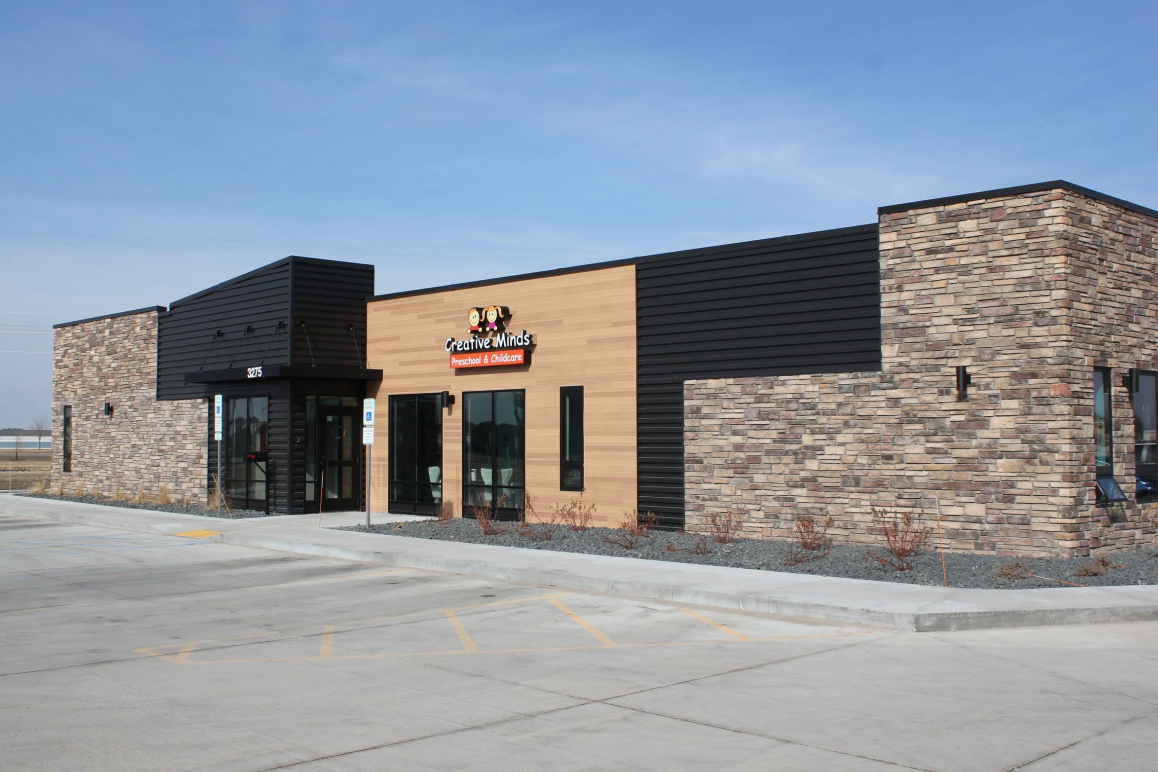Exterior perspective of Creative Minds Childcare and Preschool in Fargo ND