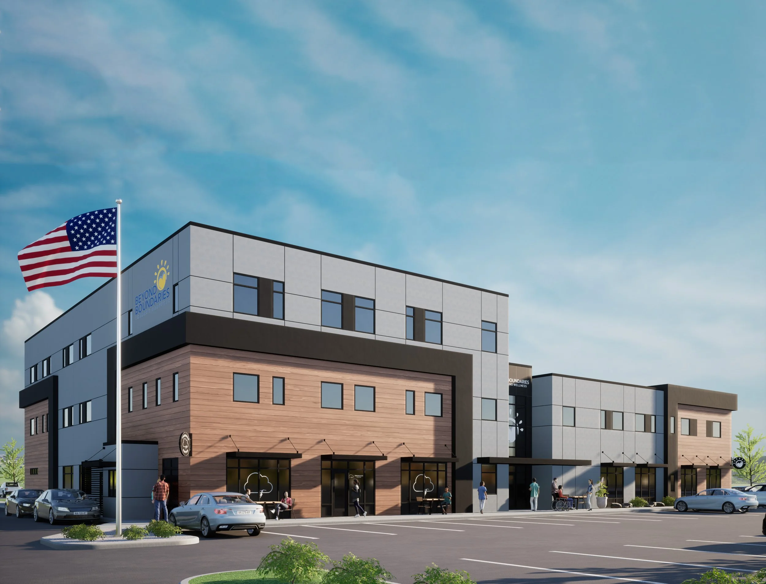 Exterior rendering of Beyond Boundaries Therapy and Wellness in Fargo ND