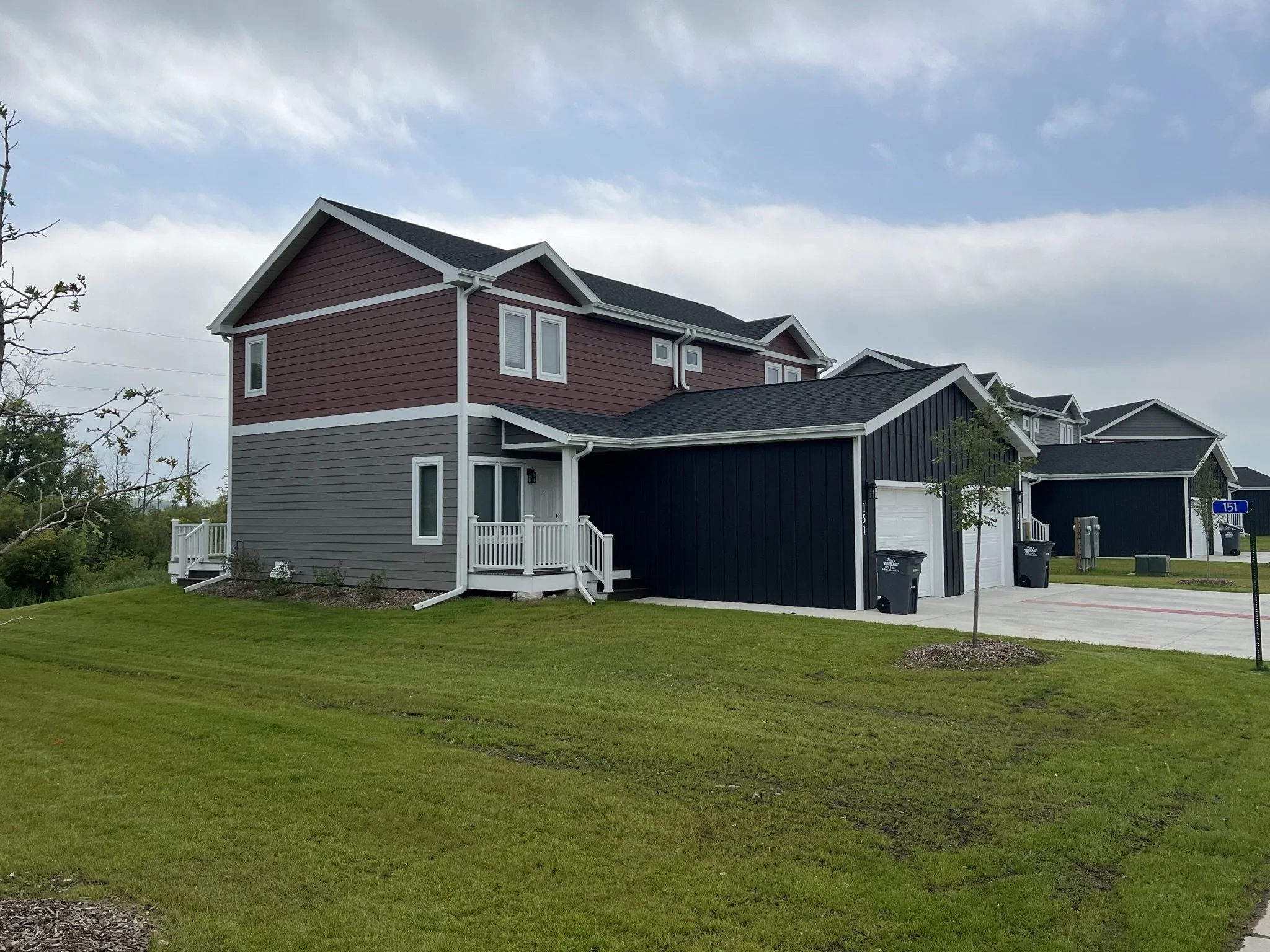 Exterior perspective of Red Willow Estates modular homes in Onamia MN