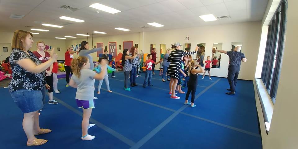 Kids practicing self defense