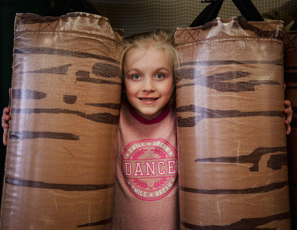 Girl in climber