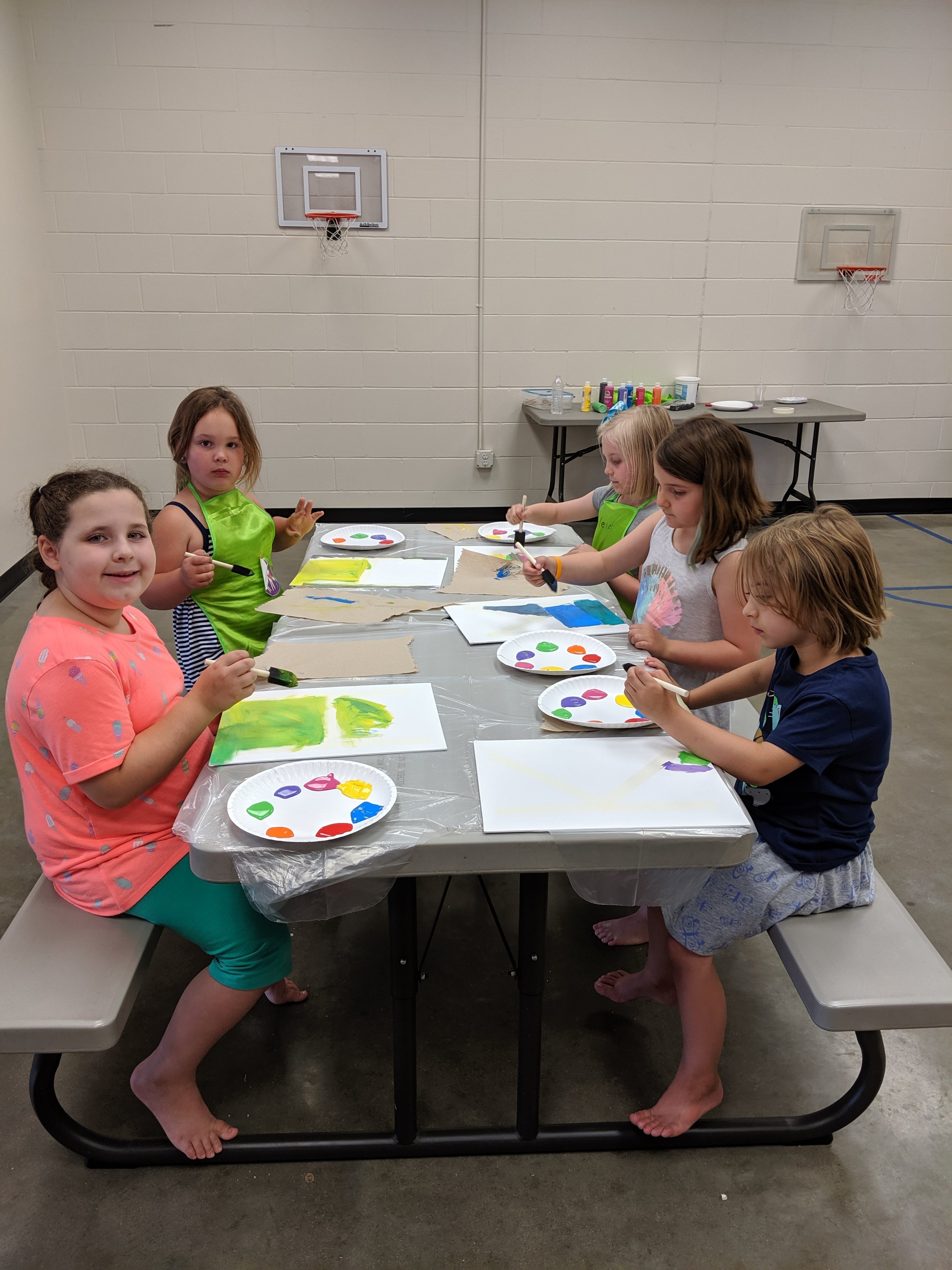 Kids painting