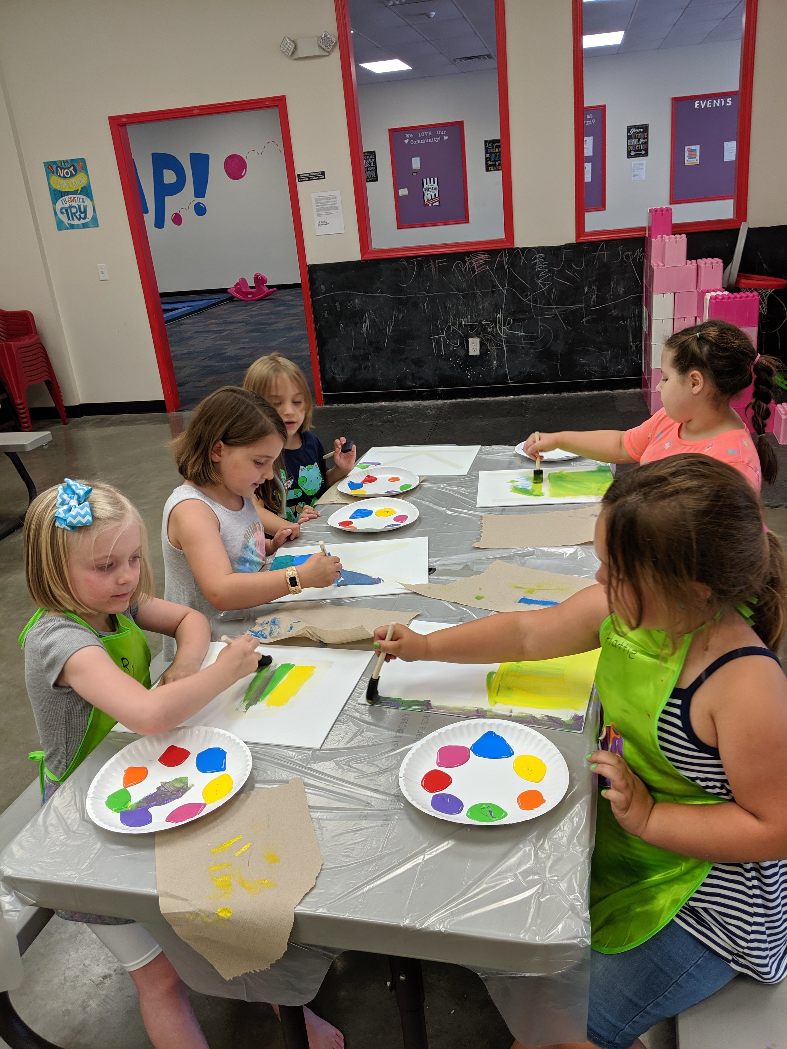 Kids painting