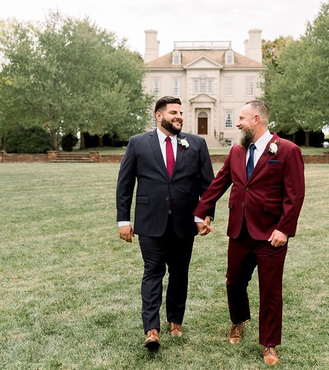 We are welcoming in the weekend by celebrating a couple that is near and dear to our hearts! ✨ Anthony and George's wedding day was an absolutely beautiful celebration of love and acceptance! ❤️🧡💛💚💙💜💗⁠
⁠
Go check out our blog to read all about 