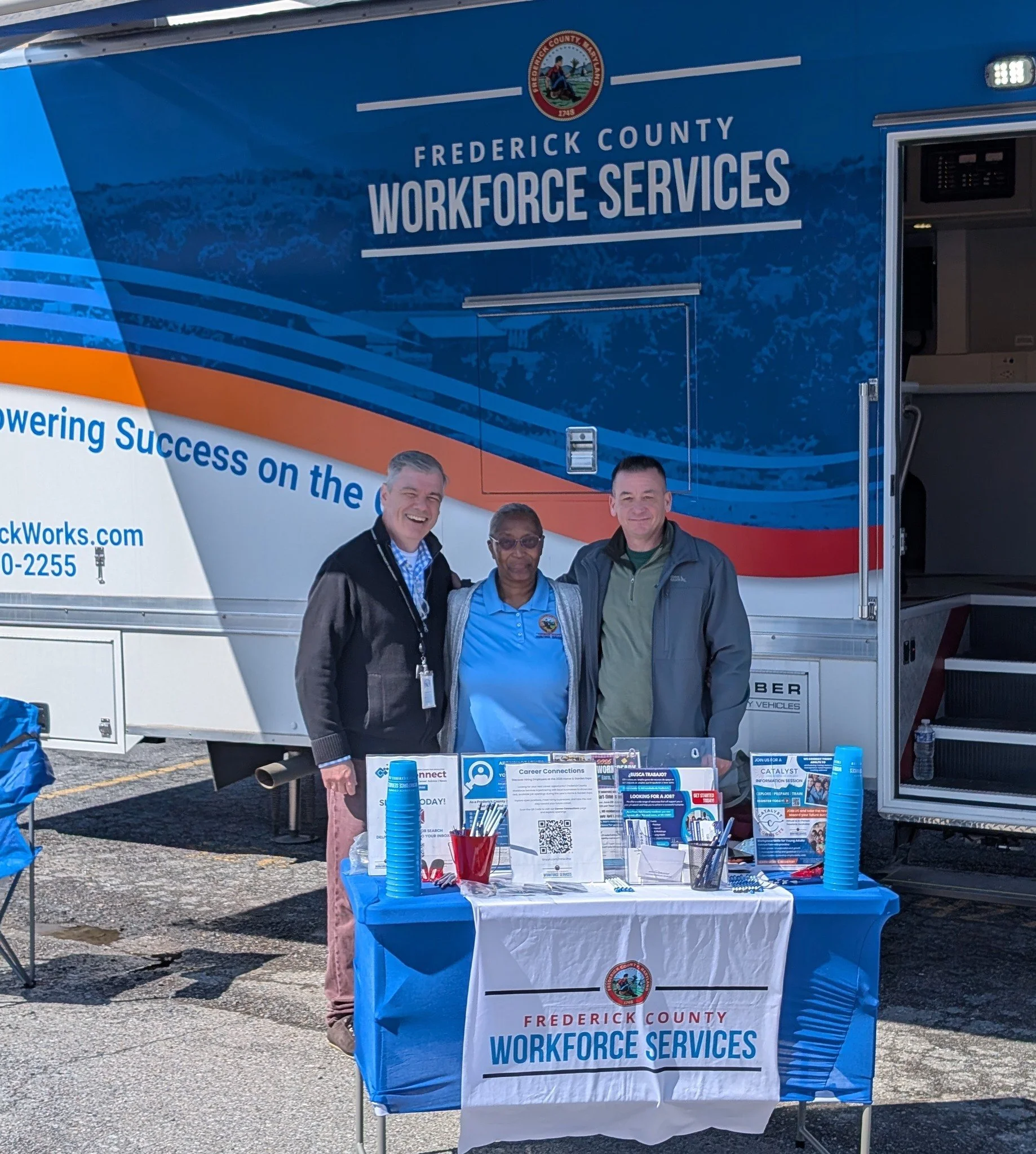 We had a fantastic day connecting with job seekers at the Frederick County Building Industry Association's (FCBIA) 2026 Home &amp; Garden Expo!

Thank you to the Frederick County Executive Jessica Fitzwater for stopping by our Mobile Career Center&md