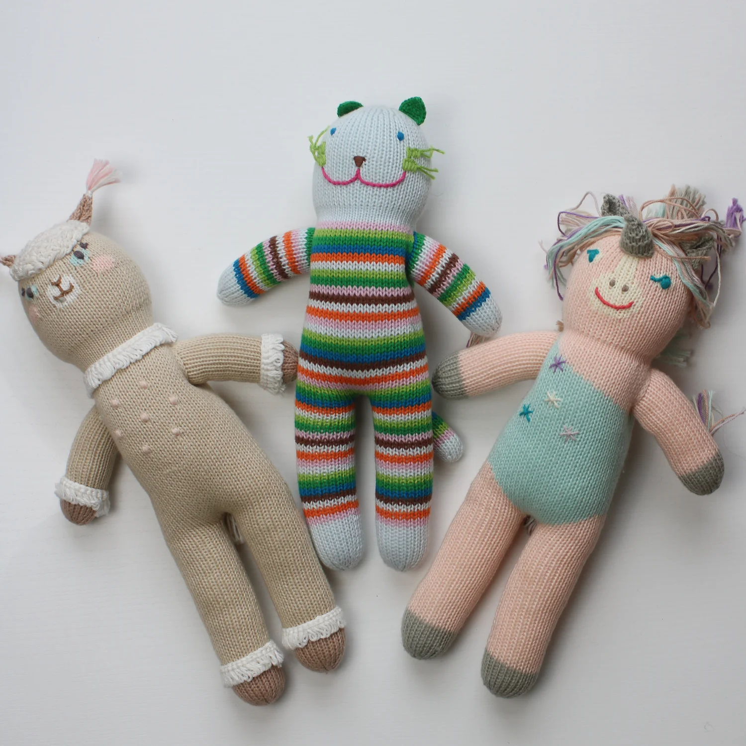 Blabla Handknit Dolls Flowers By Gabrielle