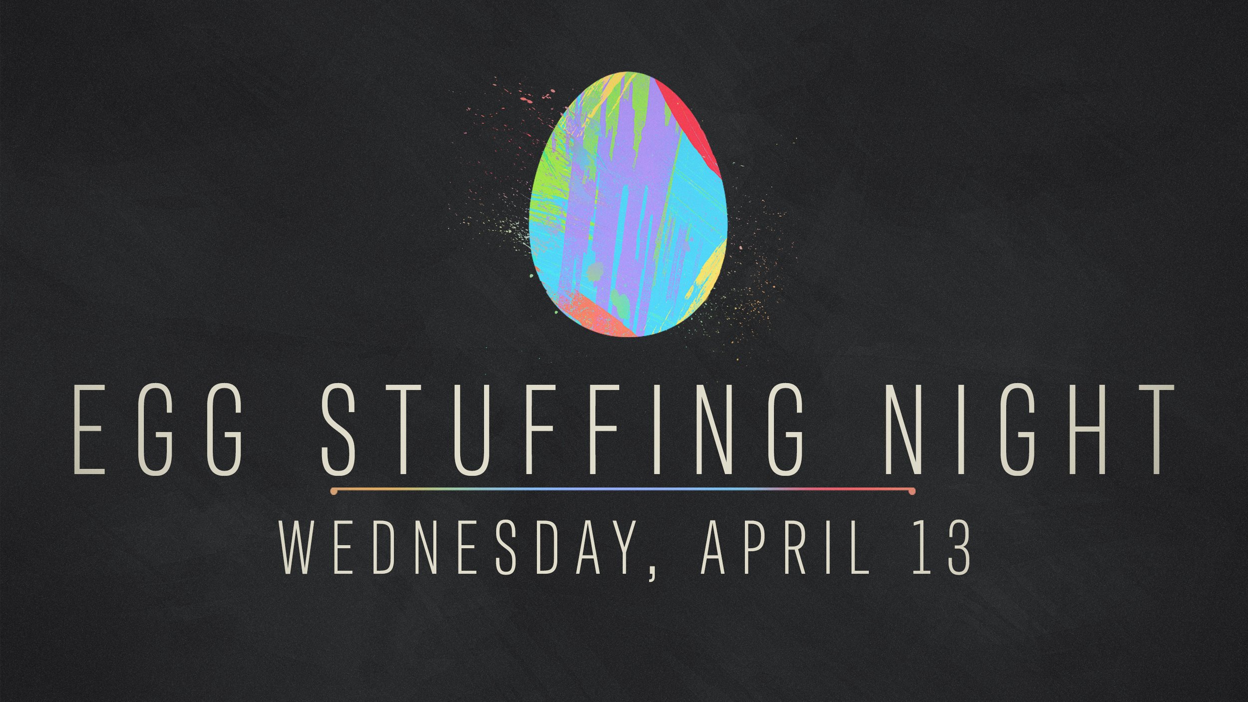 Egg Stuffing Night