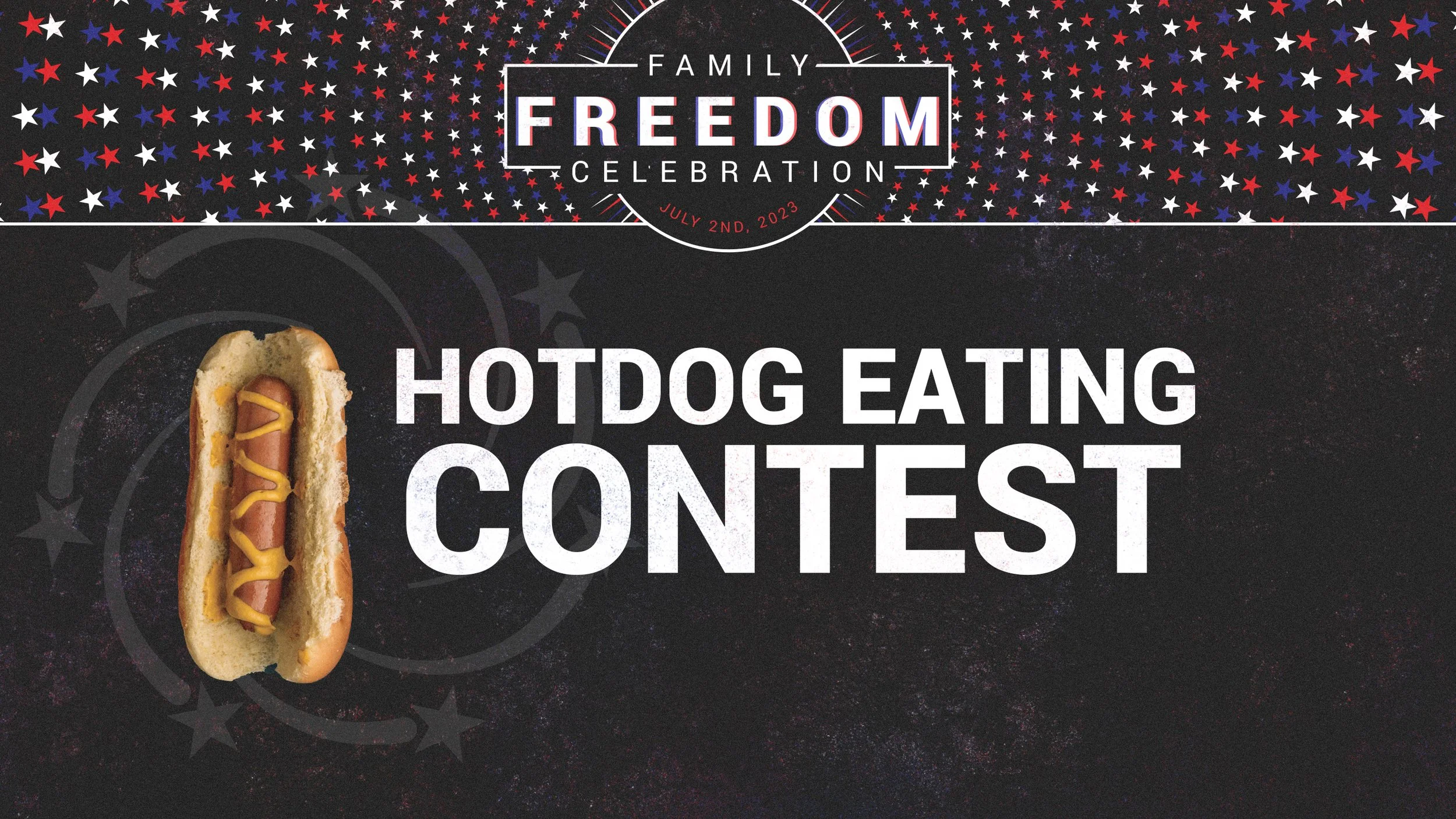 Hot Dog Eating Contest at the Family Freedom Celebration