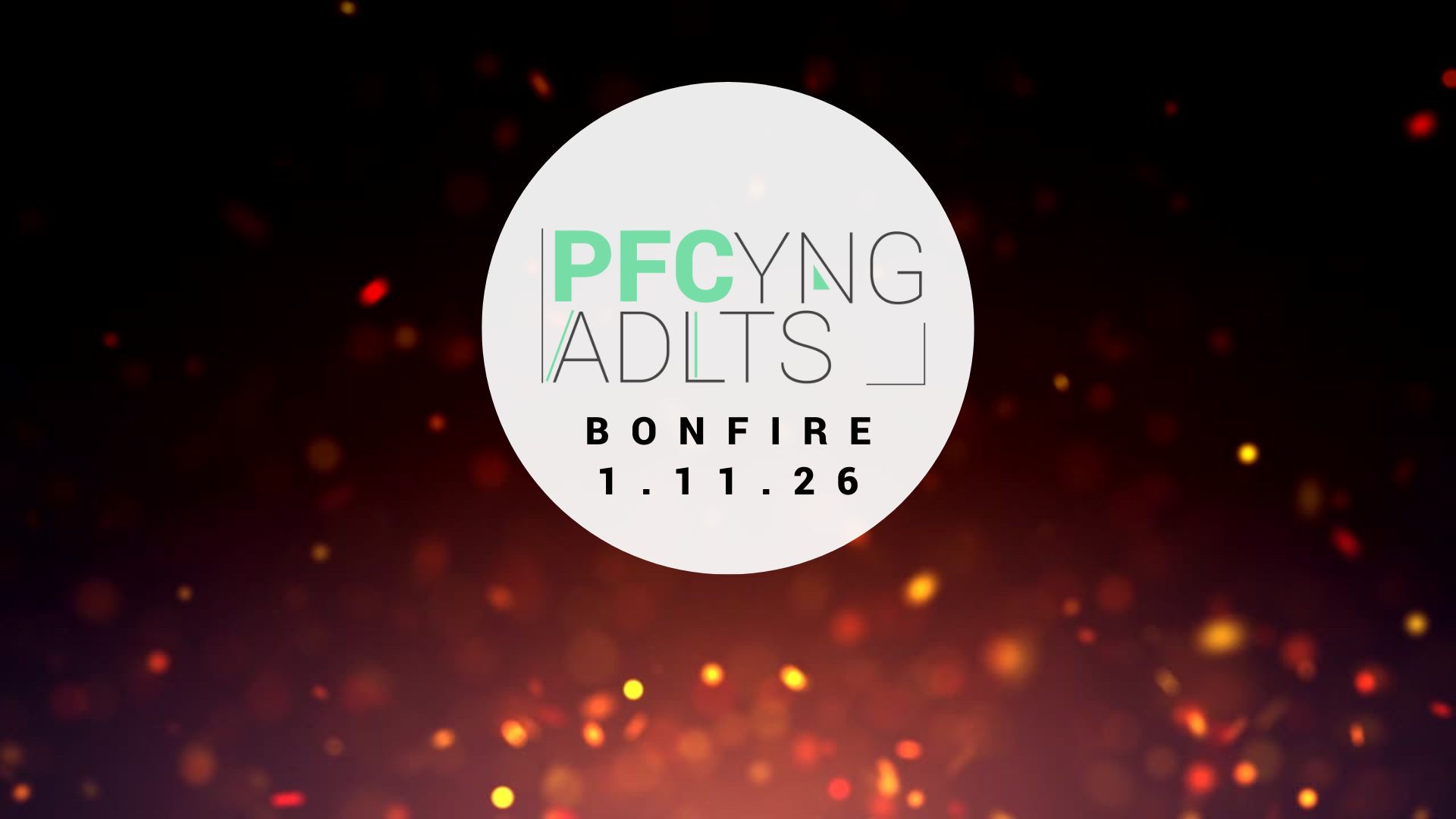 PFC Young Adults Bonfire