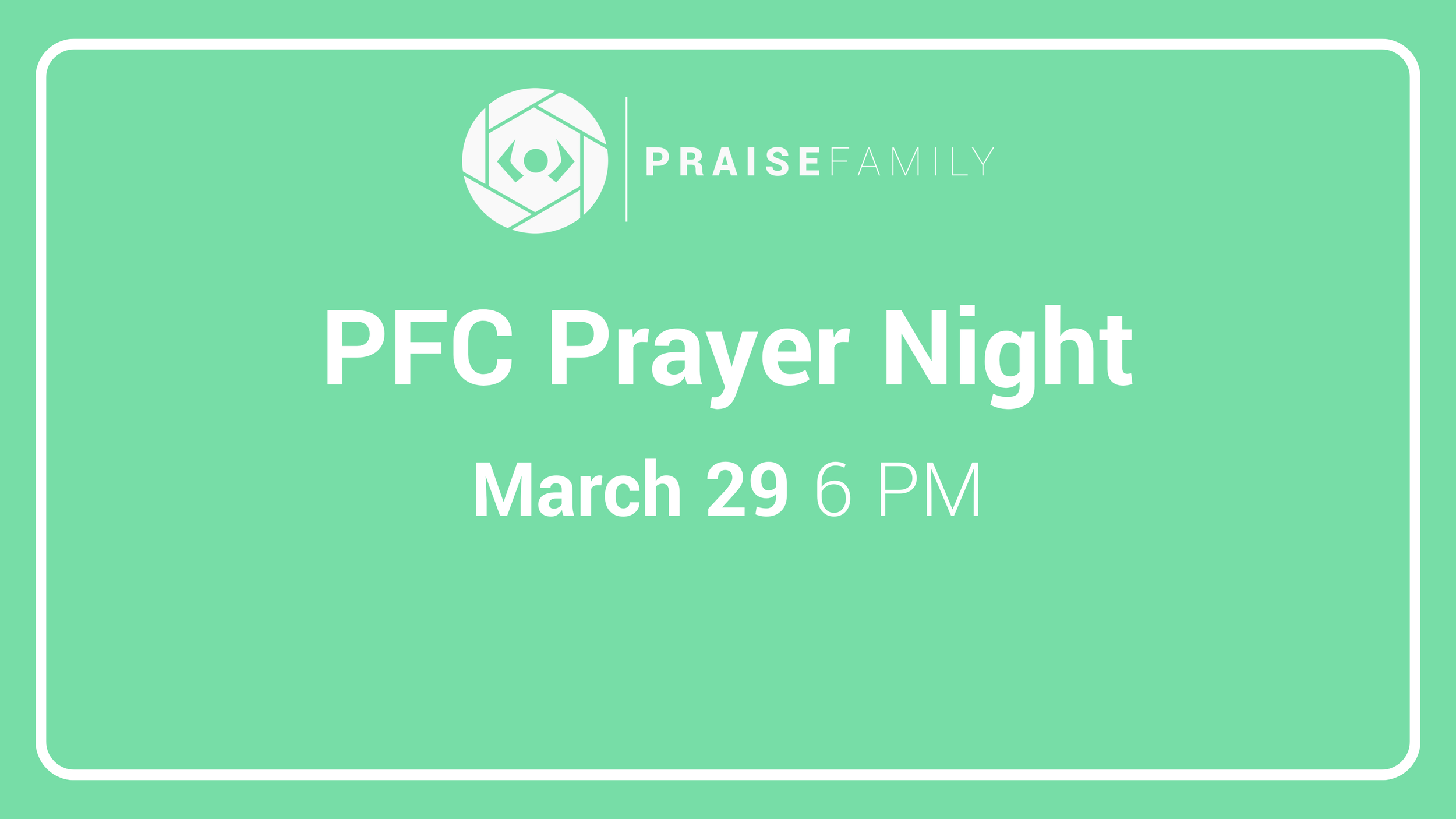 PFC Prayer Night