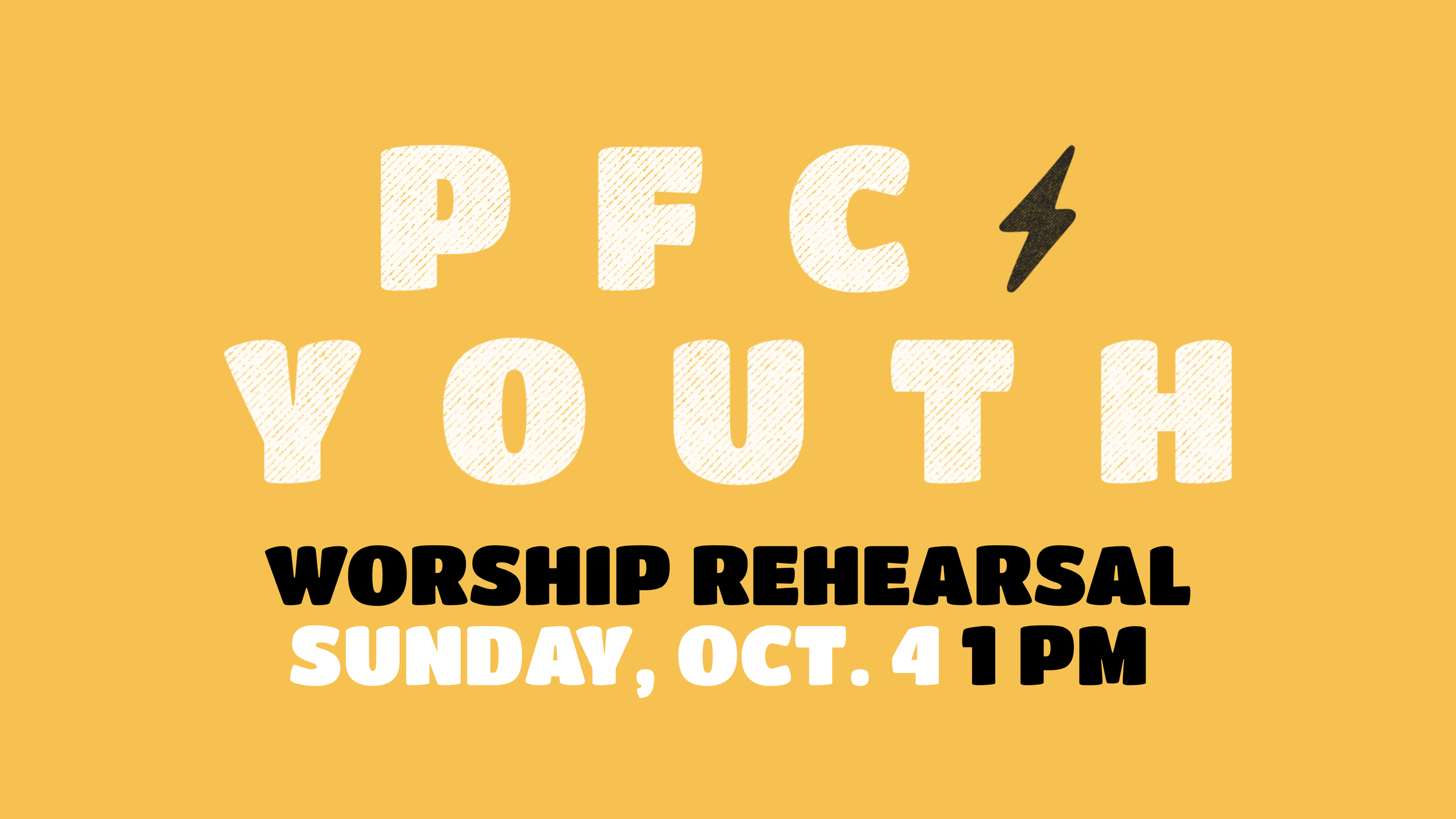 PFC Youth Worship Rehearsal