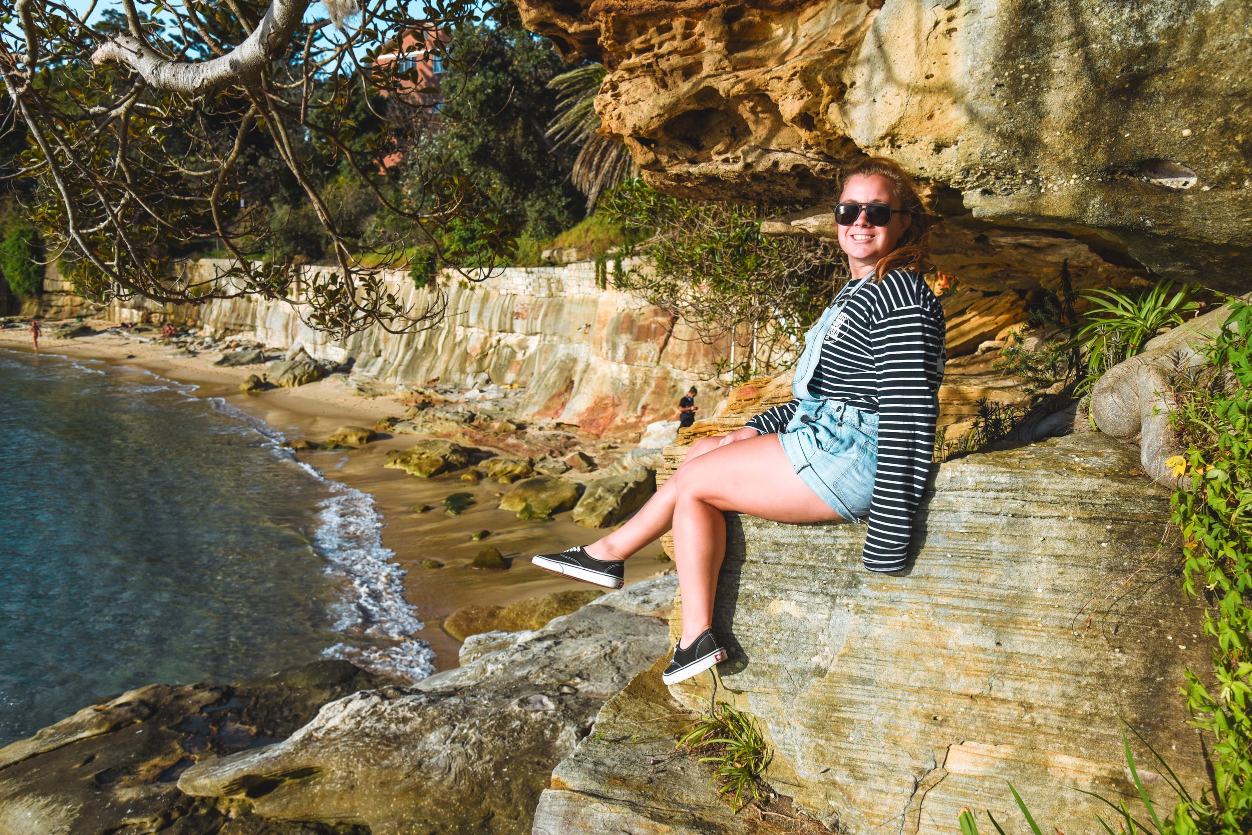Photo from a day exploring some lesser known neighborhoods and beaches in Sydney! This one happened to be a nude beach #whoops!