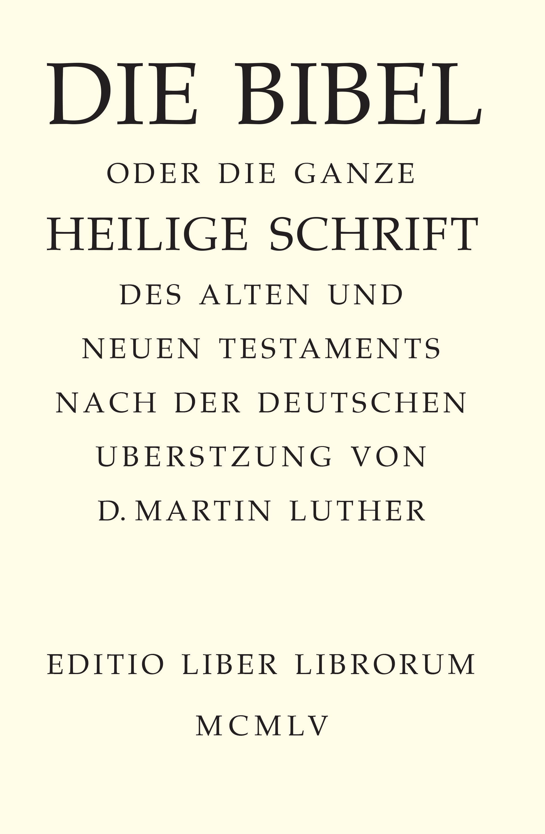 HERMANN ZAPF Germany, 1955 Palatino 16 X 24.5 cm Letterpress Liber Librorum Collection