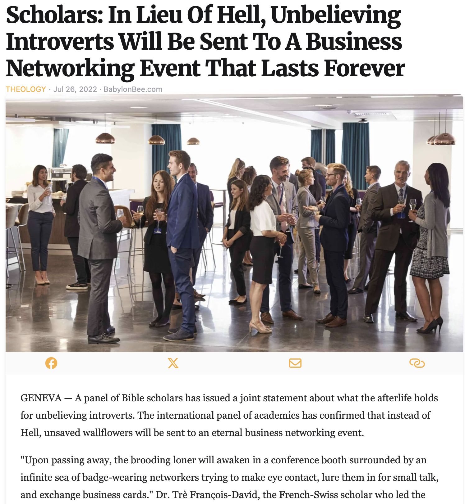 Why Most Networking Receptions Feel Terrible (And How to Fix Them)