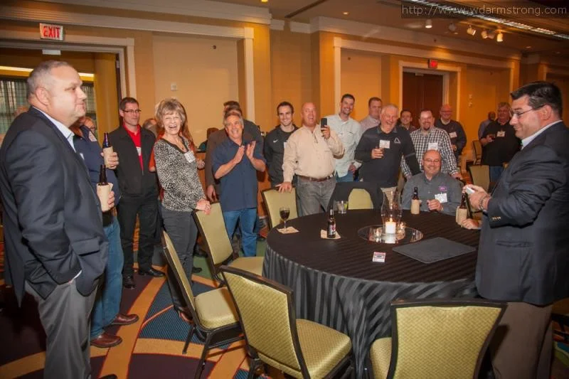 Mike Duseberg adds some drama, conflict, and laughs at an annual sales convention in Atlanta, GA.