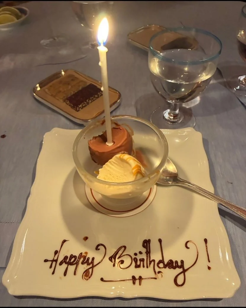 How lucky am I? My Birthday was on the 13th, celebrations started on the 12th, have been non-stop and continued tonight (the 23rd) with a delicious dinner at Maxime&rsquo;s - which, btw, has an elegant &amp; &ldquo;hopping/happening&rdquo; feeling I 