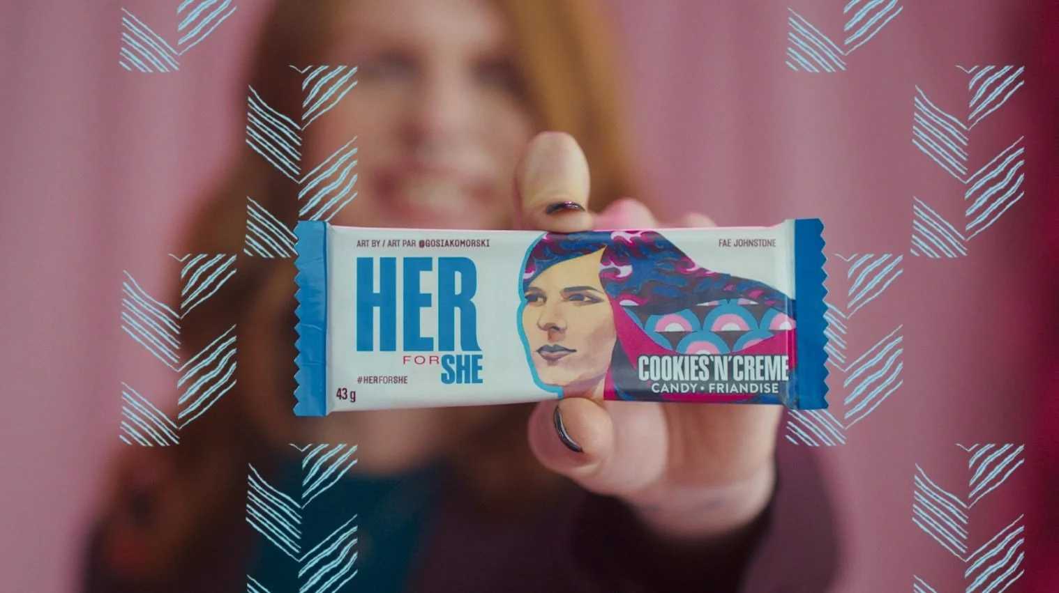 Hershey's Uses Transwoman for International Woman's Campaign Who Wants to "Shut Down" TERFs