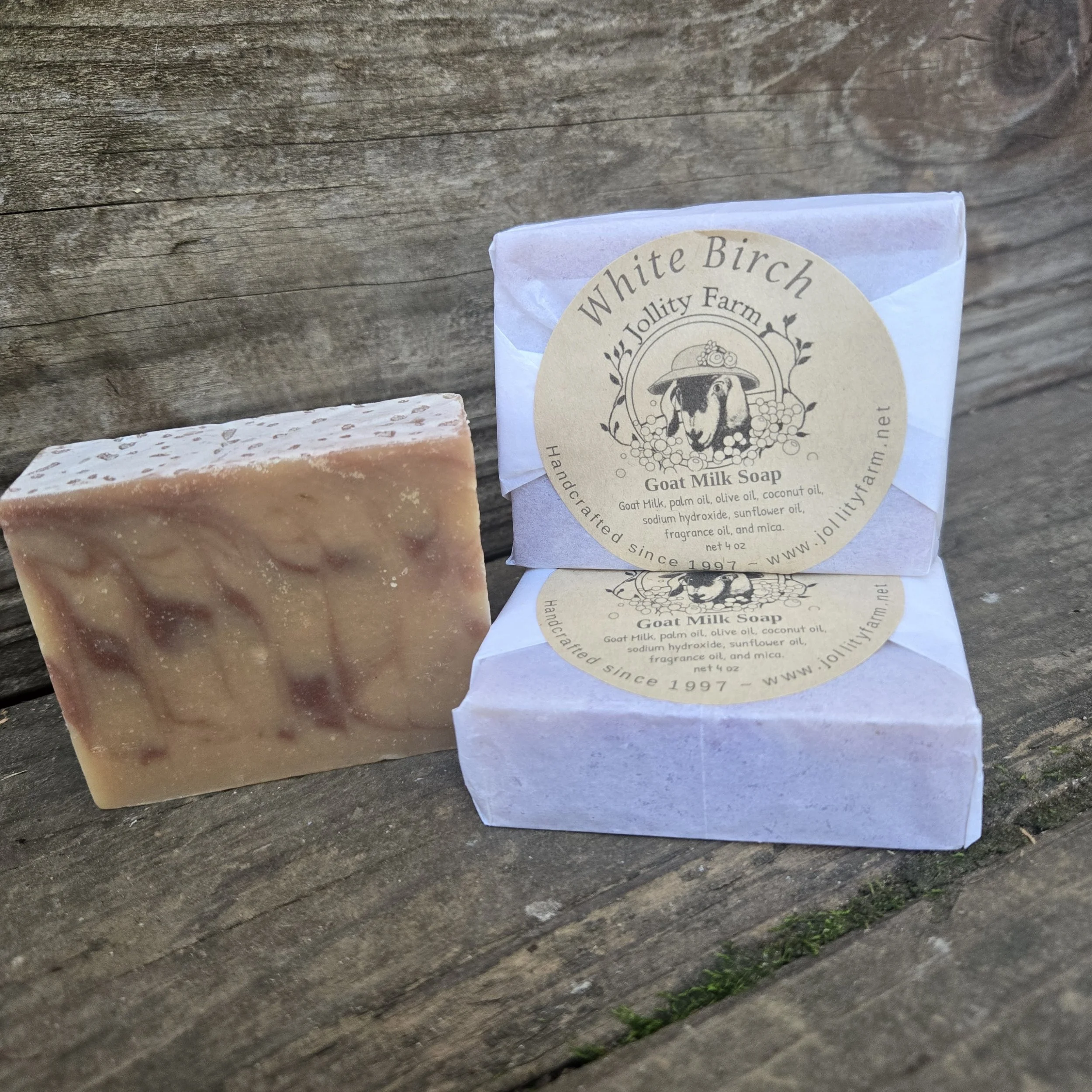 White Birch Goat Milk Soap