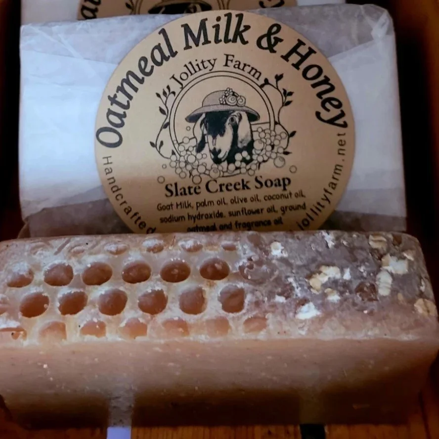 Oatmeal milk honey goat milk soap.jpeg