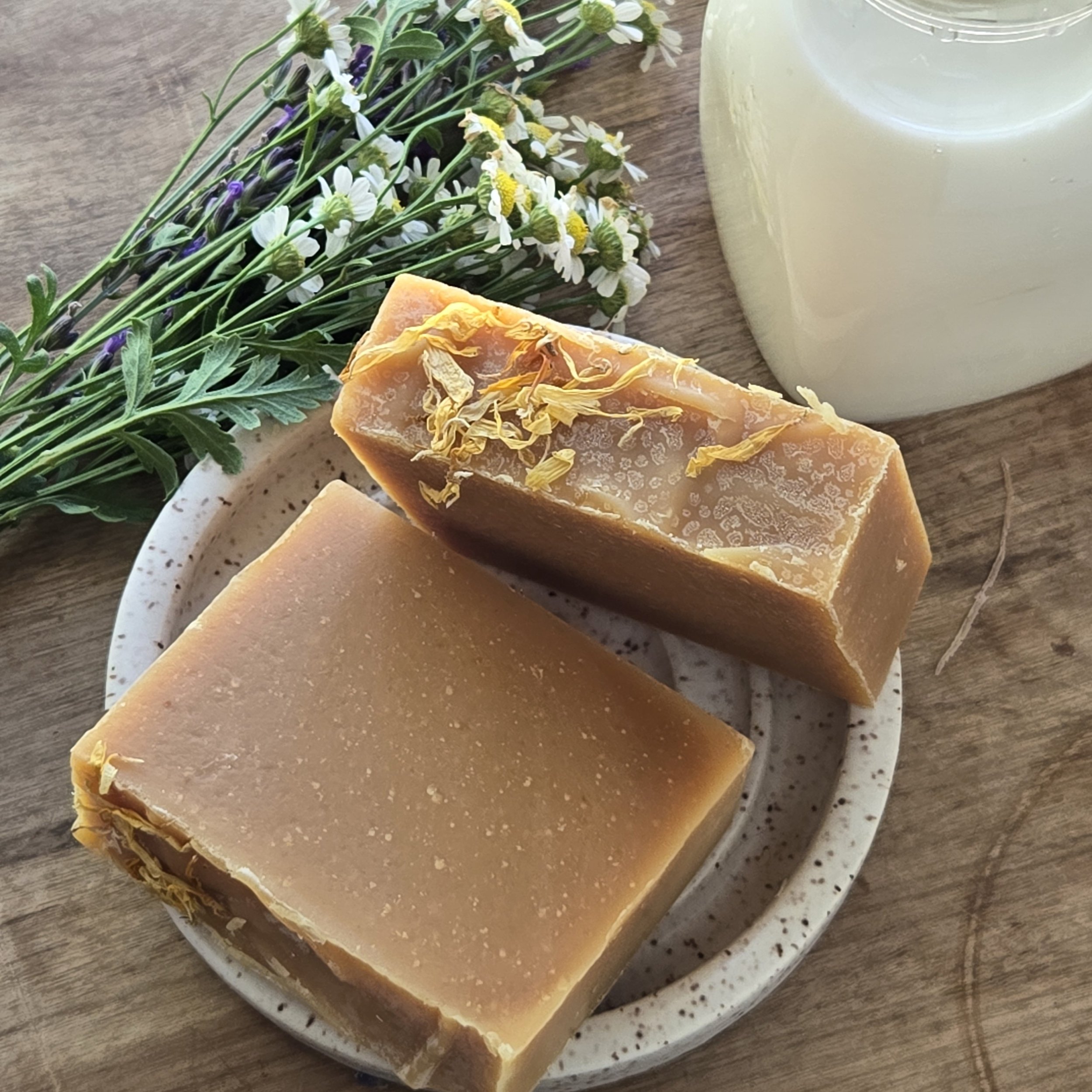 Lemongrass Goat Milk Soap ~ Available as 1, 3, or 6-bar stock-ups