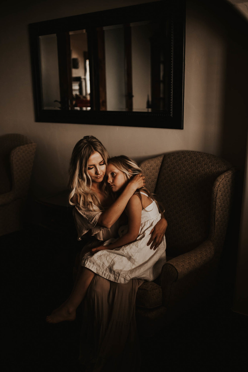 Intimate Motherhood session, Fairview, Utah.